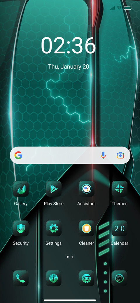 Grid metal screenshot