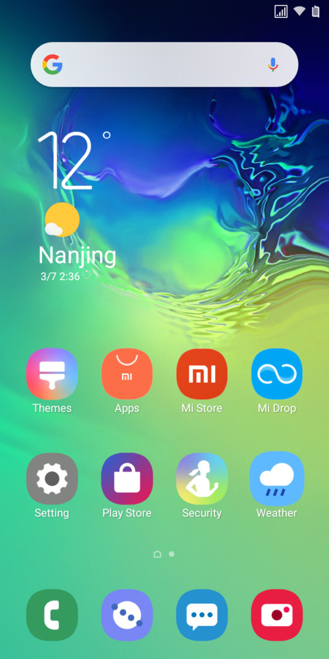One UI screenshot