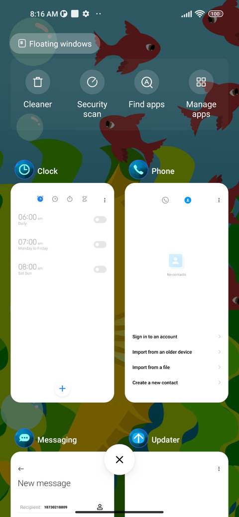 water seahorse screenshot