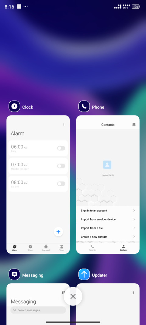 Gradient Rings screenshot