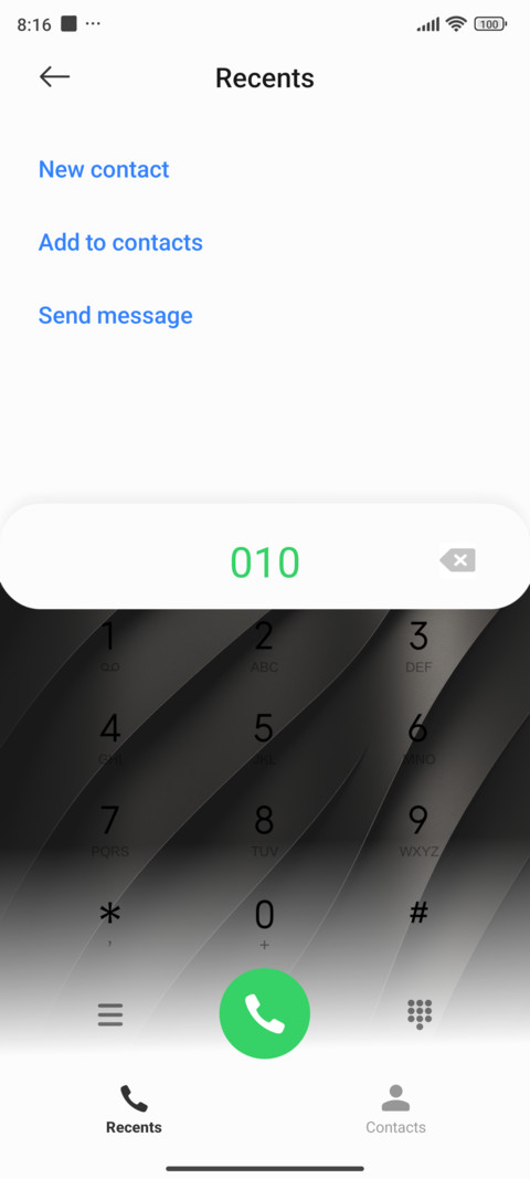 Black silk screenshot