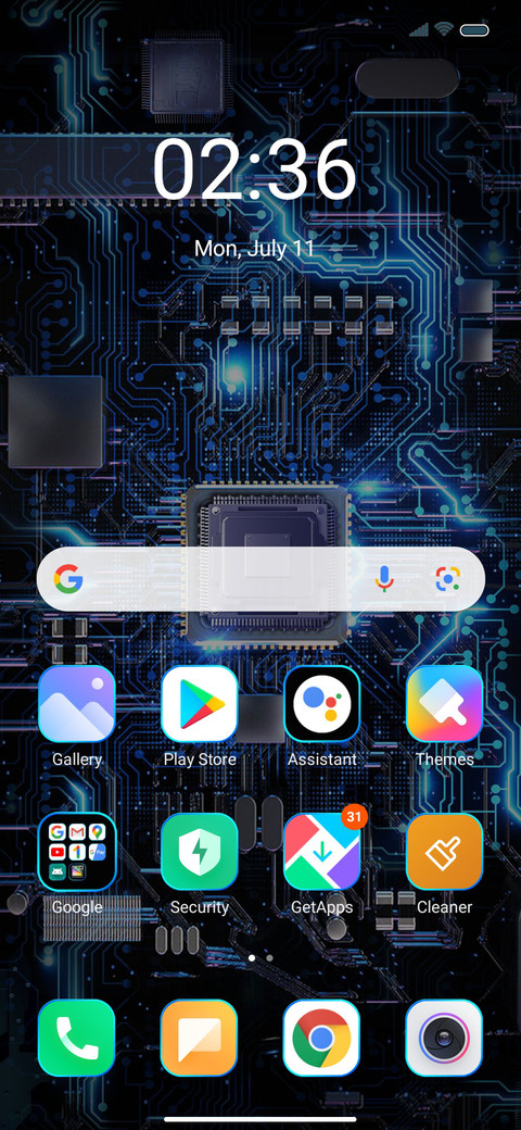 Dark chip screenshot