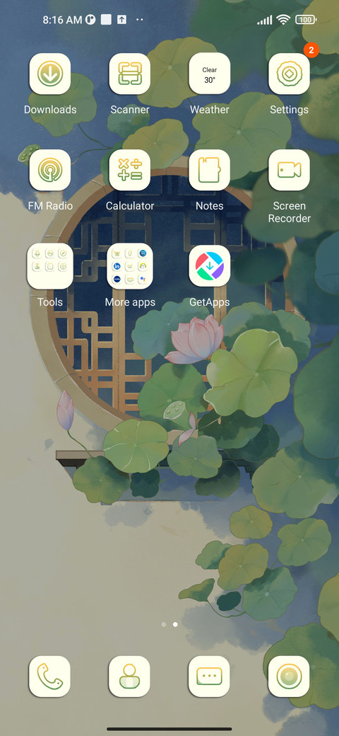 Window lotus screenshot