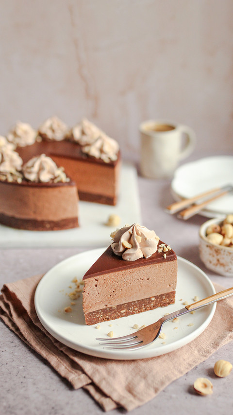 No-bake Nutella cheesecake with chocolate ganache screenshot