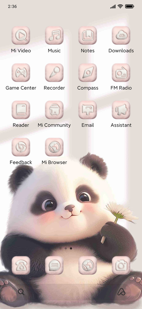 Plush panda screenshot