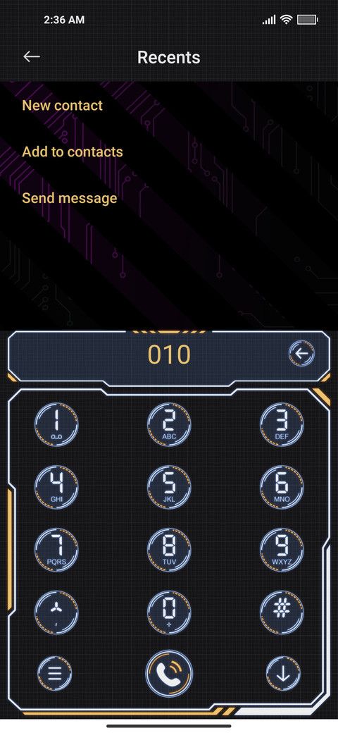 dark technology screenshot