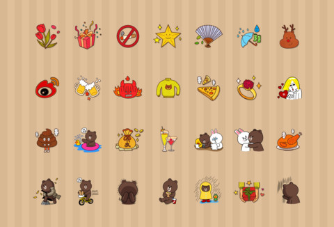 line friends 布朗熊 screenshot