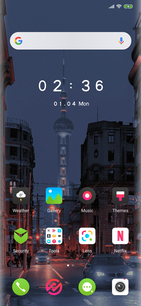 Neon Night Scene screenshot