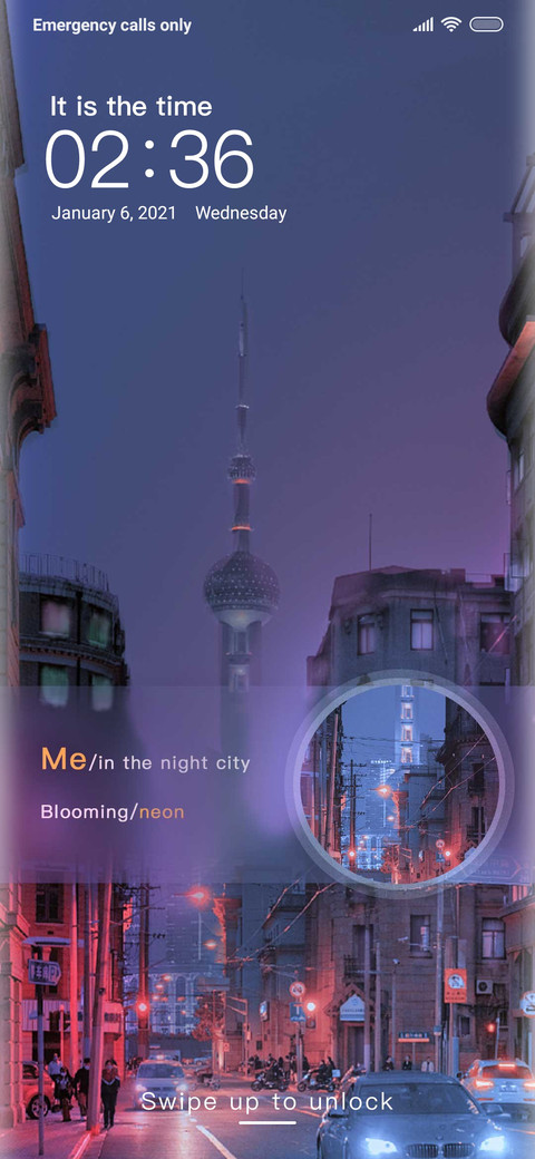 Neon Night Scene screenshot