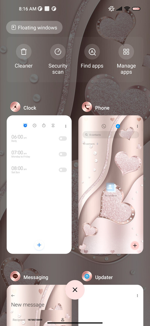 Pink metal love screenshot