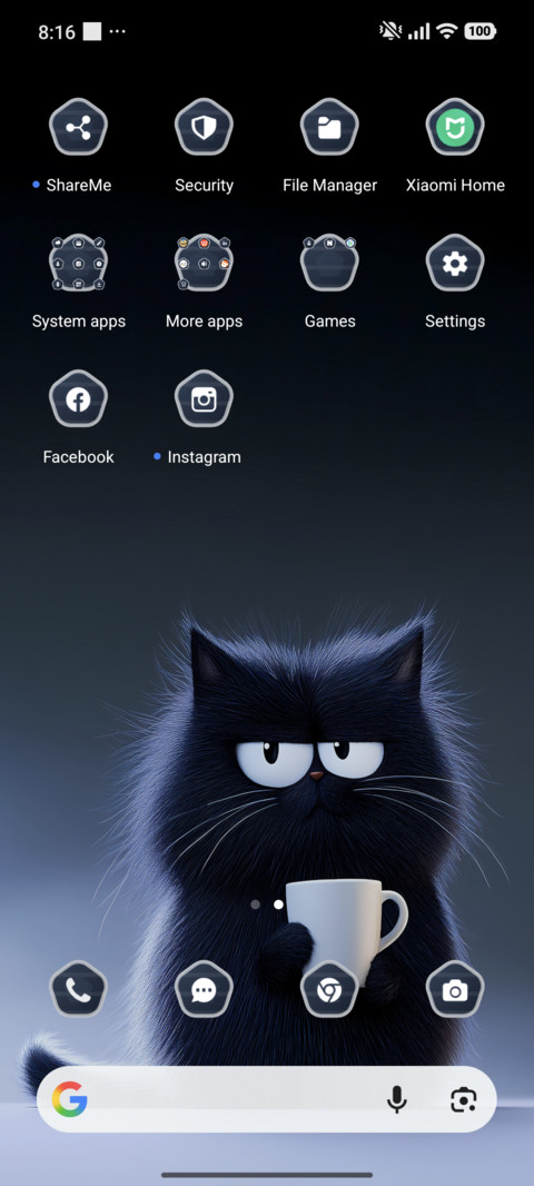 Coffee cat screenshot