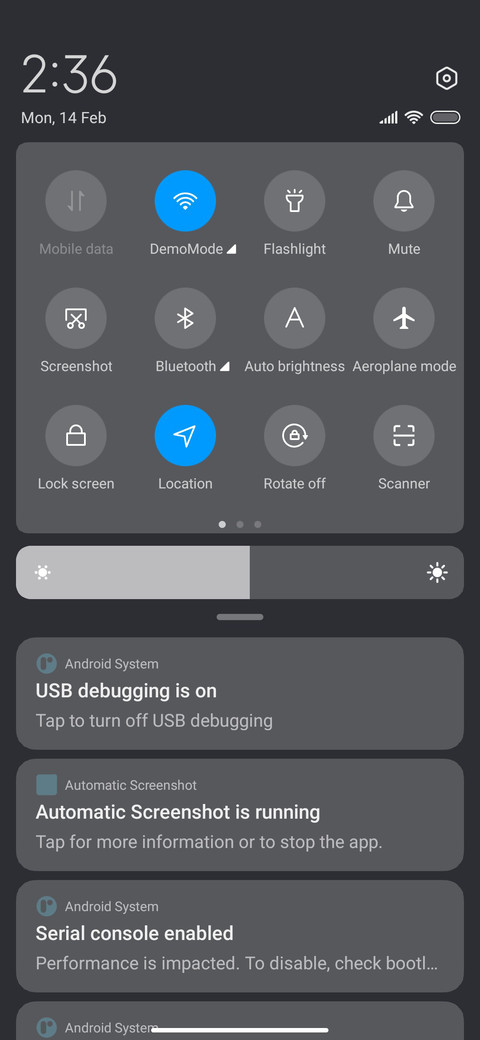 black gradient screenshot