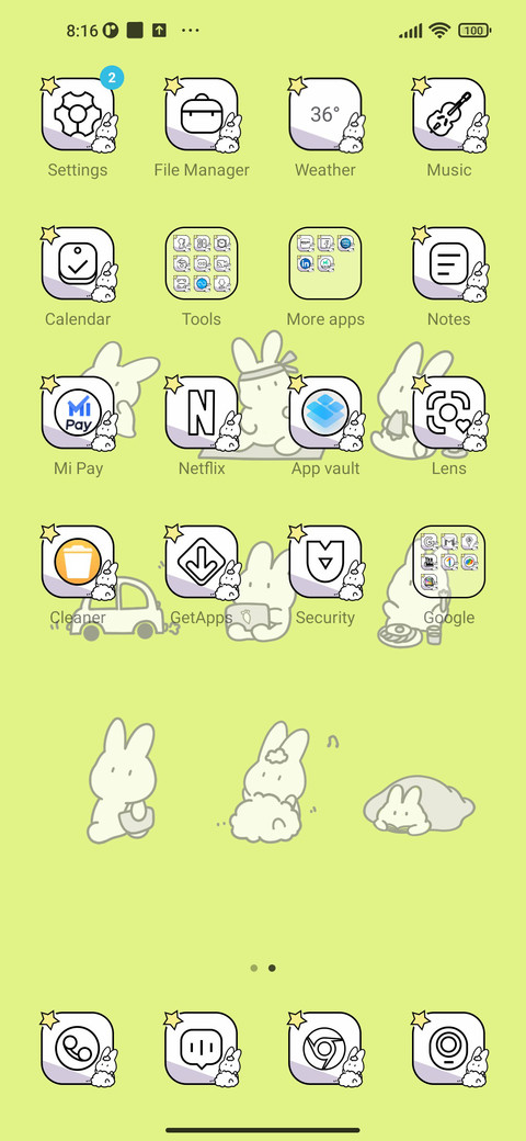 Rabbit paper daily screenshot