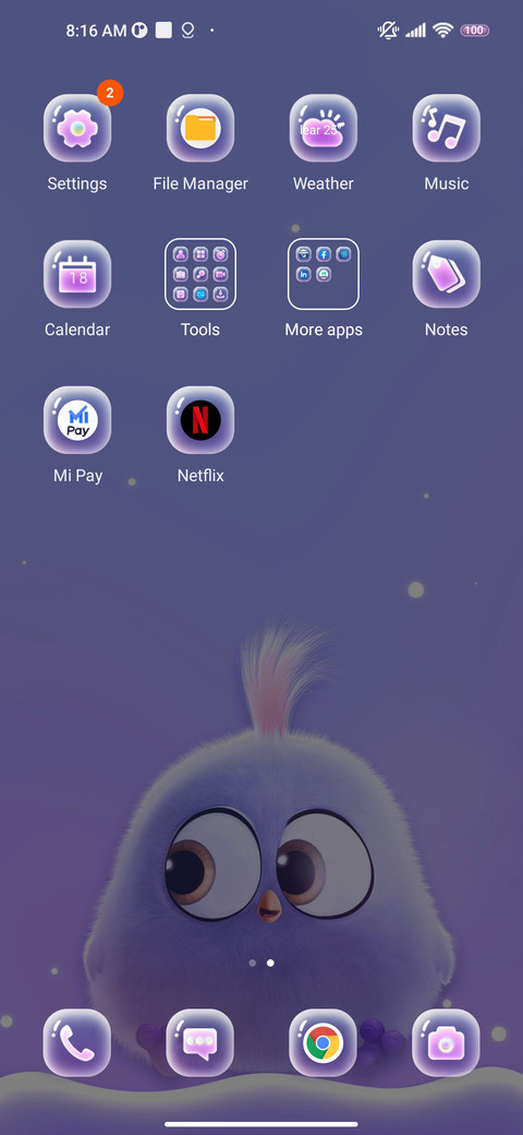 Angry Birds Purple screenshot