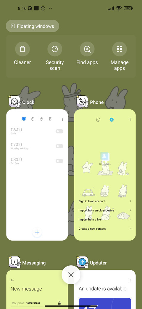 Rabbit paper daily screenshot
