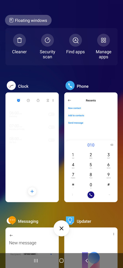Purple OS v11 screenshot
