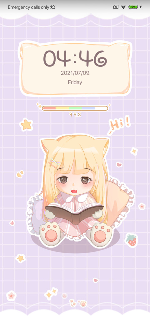 Book cat girl screenshot