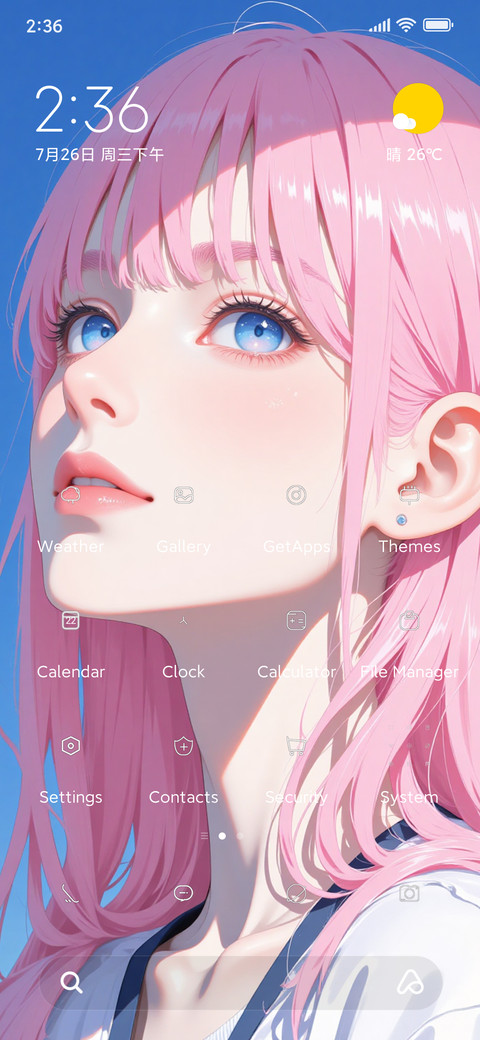 Pink Hair Girl screenshot