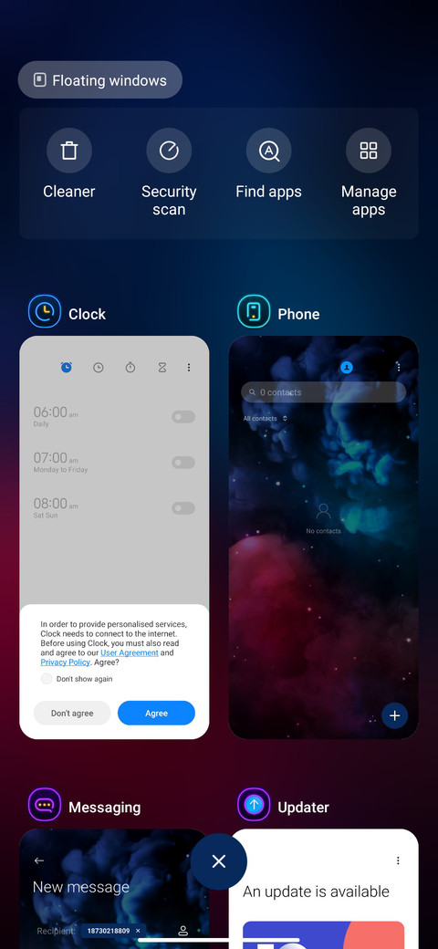 Colorful pigment screenshot