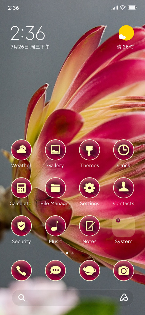 flowers petals screenshot