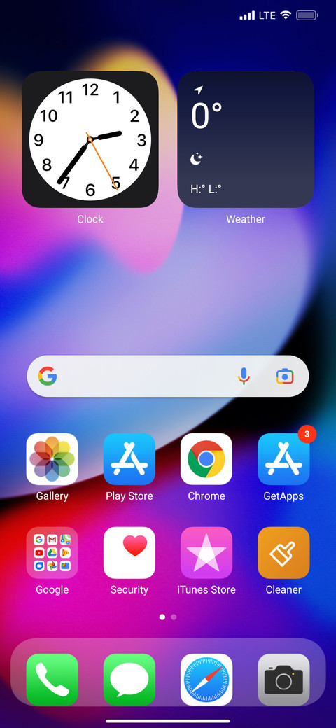 iOS15 Beta screenshot