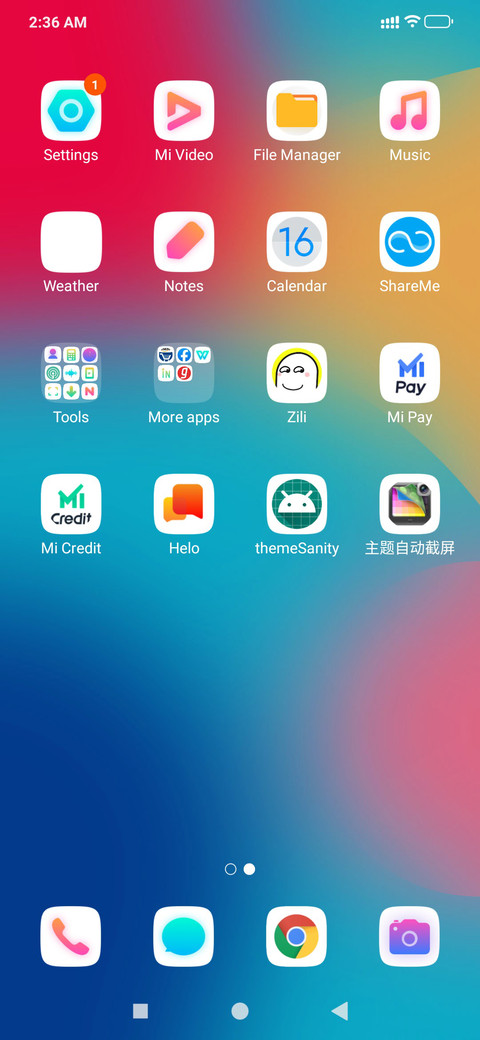 Need Theme screenshot