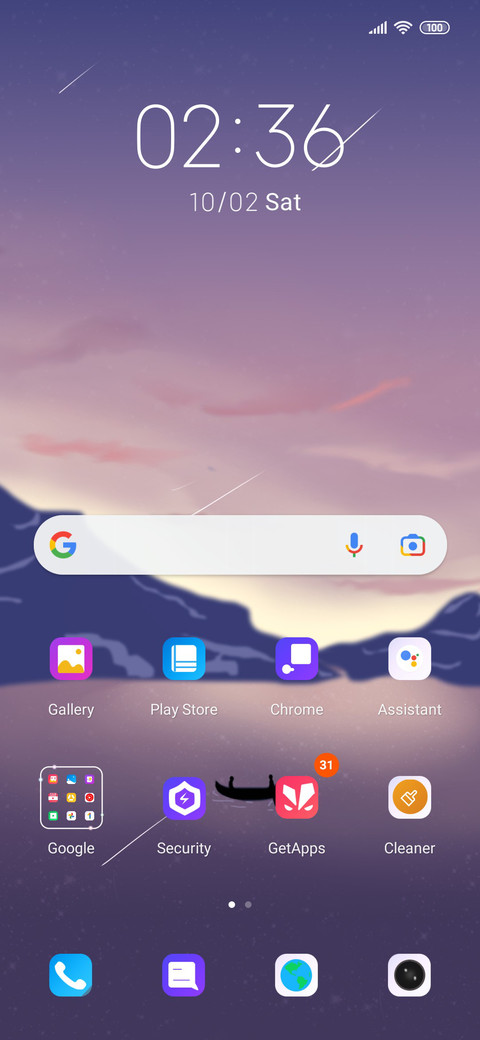 Sunset silence screenshot
