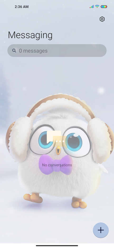 Angry Birds white screenshot