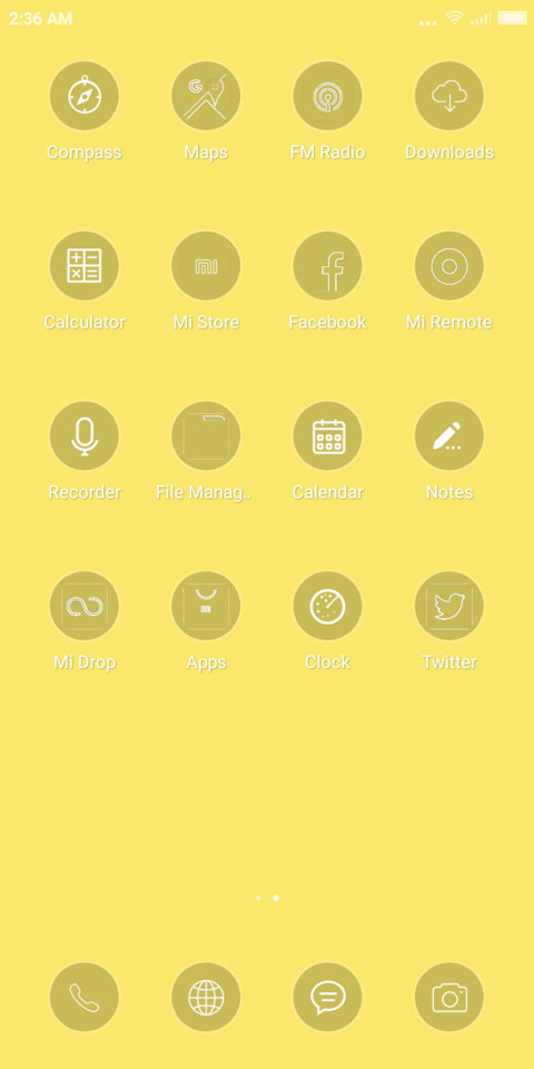 Yellow Design screenshot