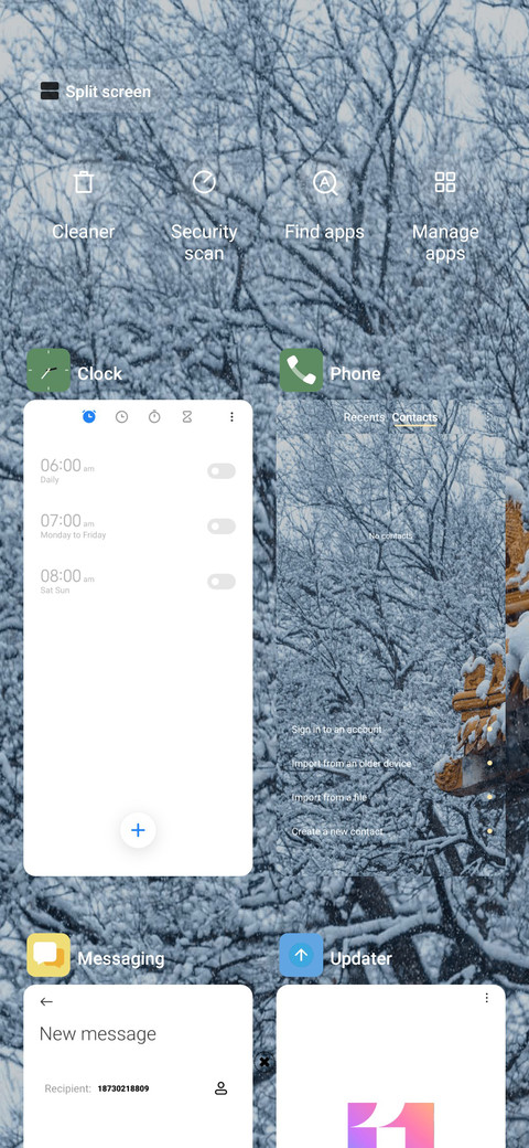 Roof snow screenshot