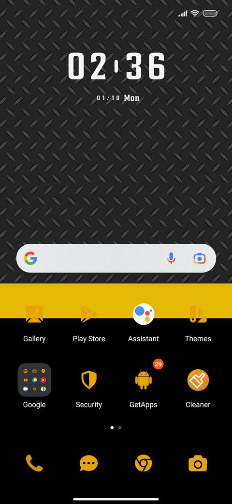 Yellow Pattern screenshot
