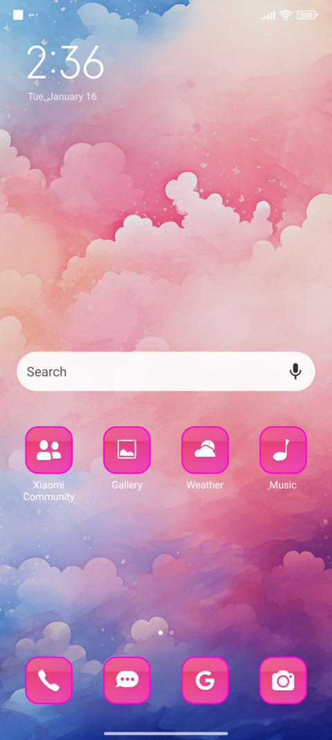 colorful clouds screenshot