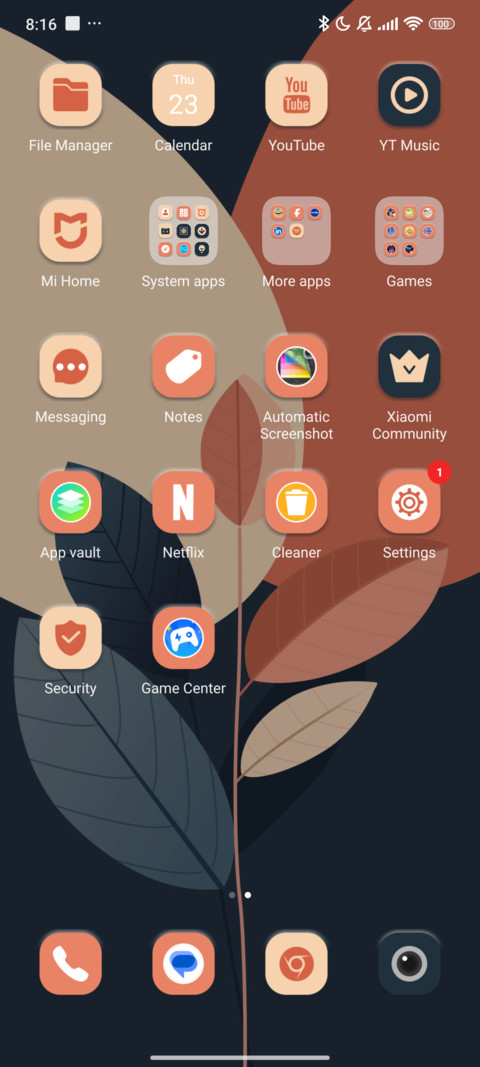 Autumn Leaves Warm screenshot