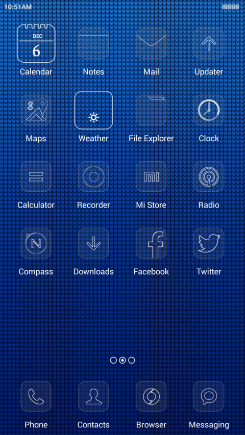  IN Textured Blue screenshot