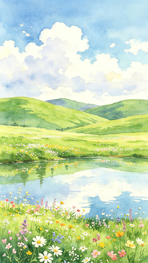 赴一场山海的水彩邀约 screenshot