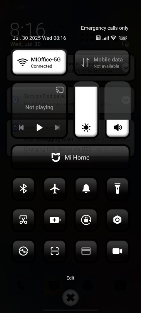 Mixed colors screenshot