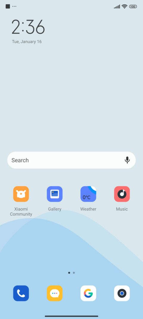 Sky Blue screenshot