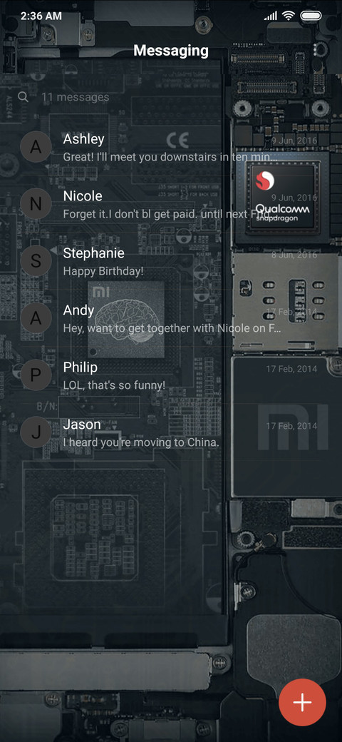 Snapdragon screenshot