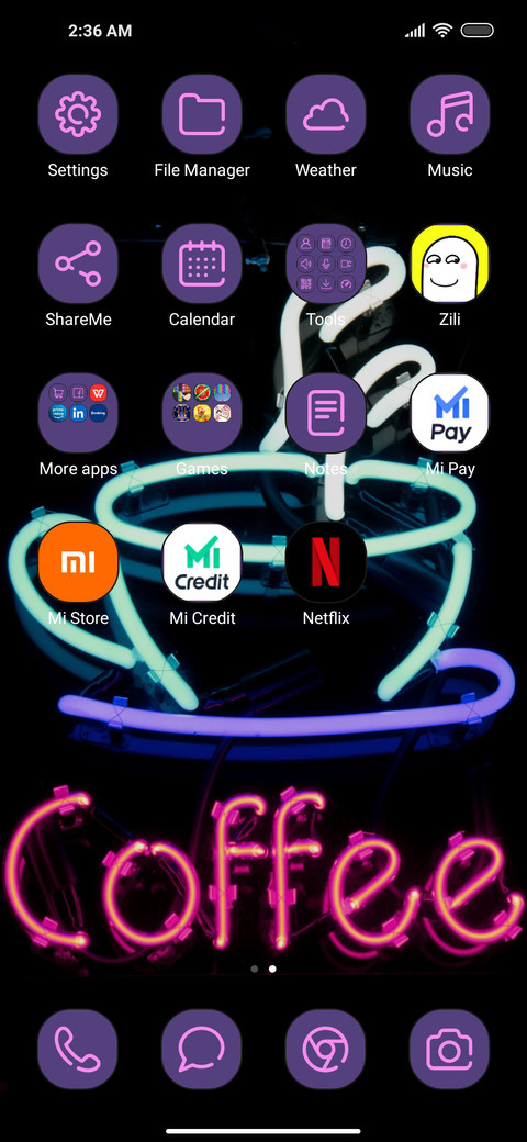 CoffeeNeon screenshot