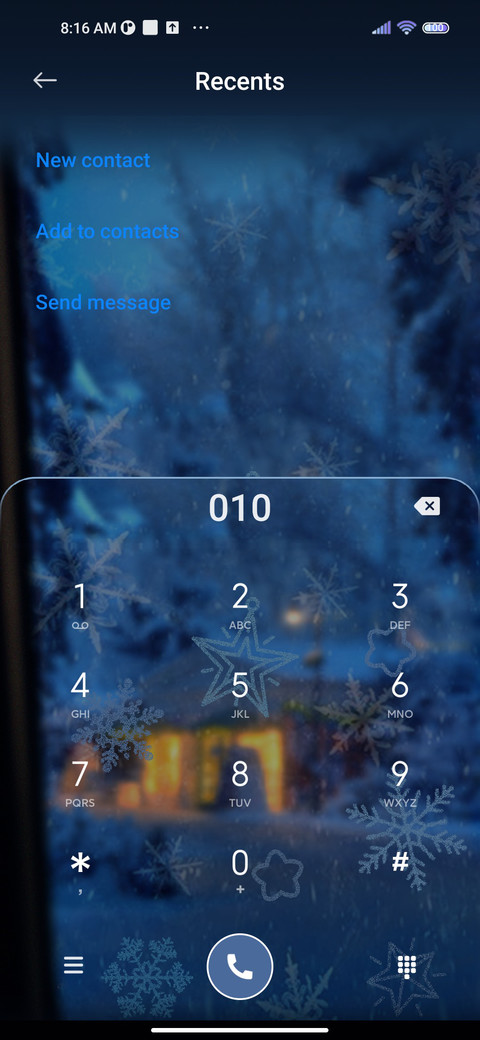 Winter Snowflakes screenshot