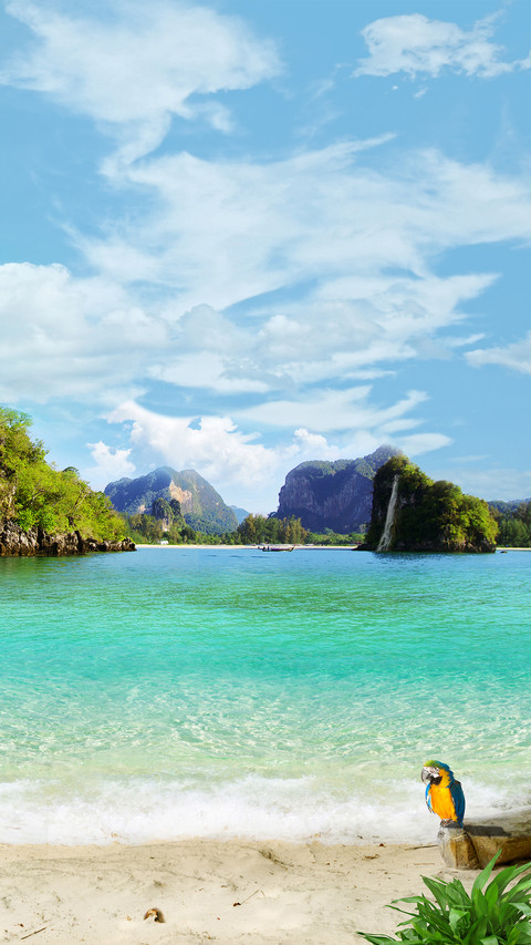 Oil painting of beautiful scenery screenshot