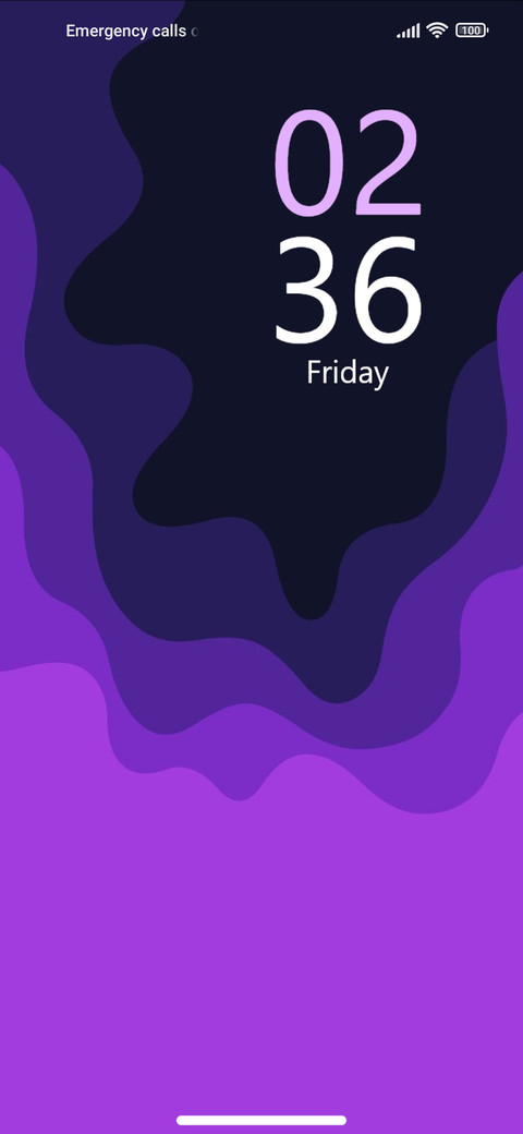 Purple Waves screenshot