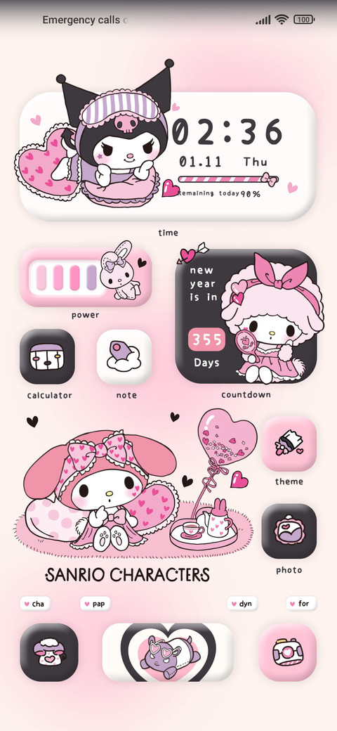 Sanrio party screenshot