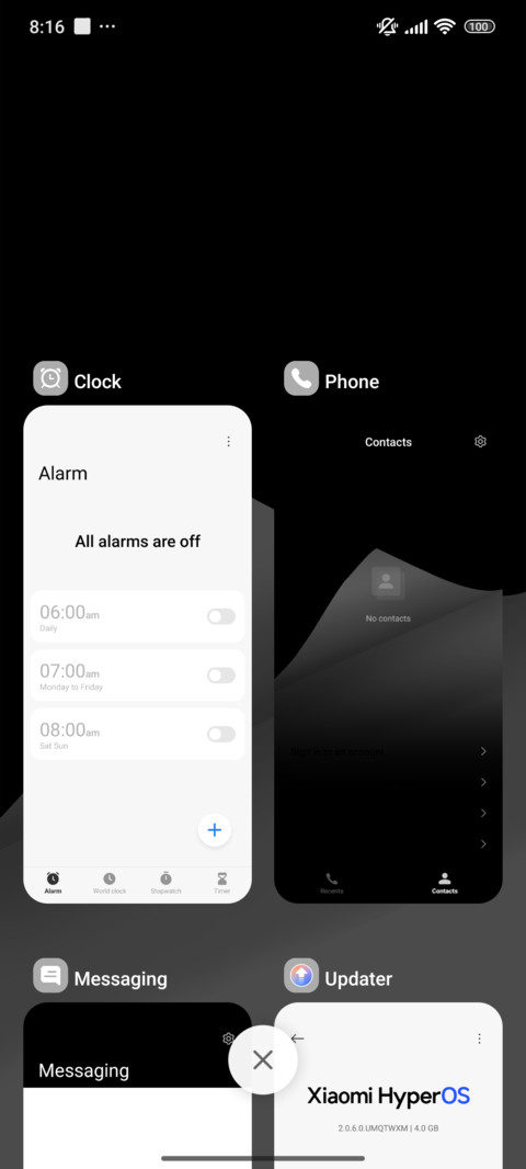 Fold Monochrome screenshot