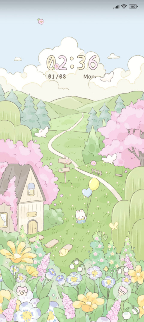 Spring garden screenshot