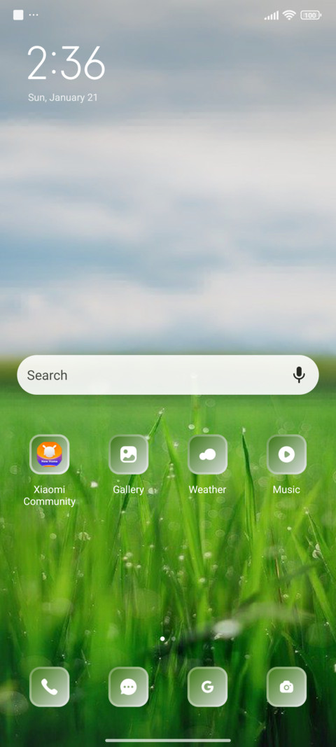 Grass screenshot