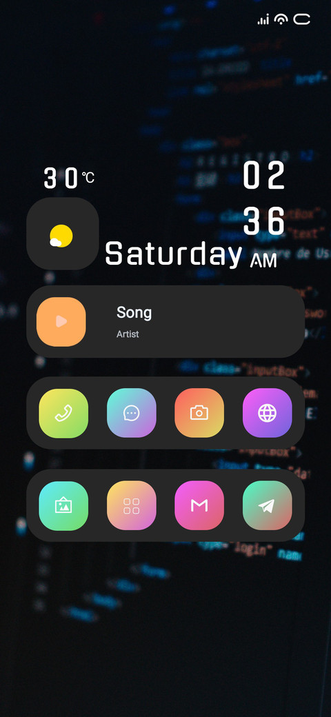 Coding screenshot