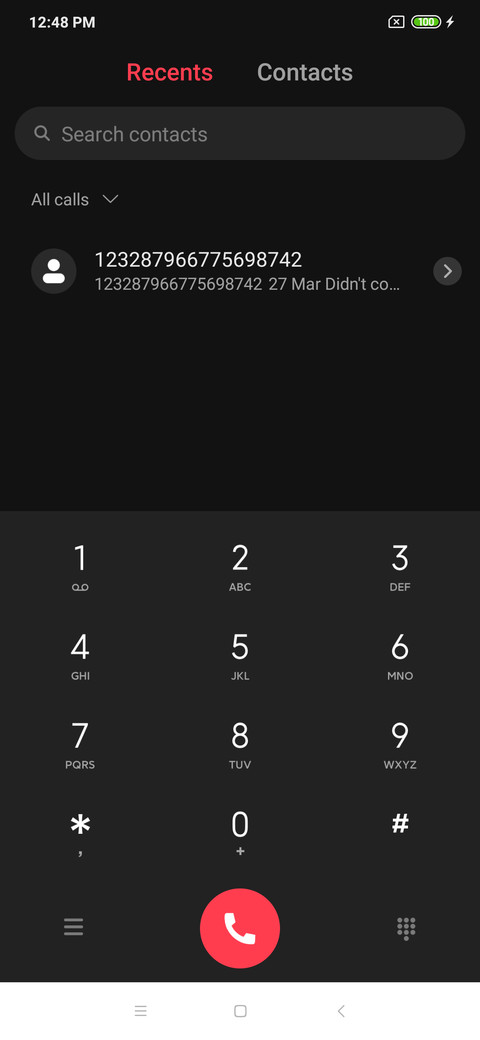 Red Rog Phone screenshot