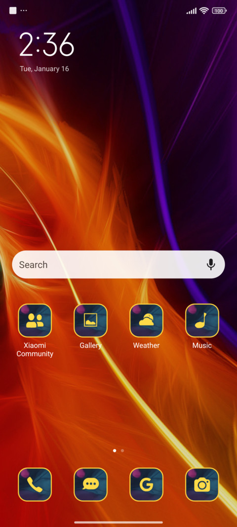 abstract lights screenshot