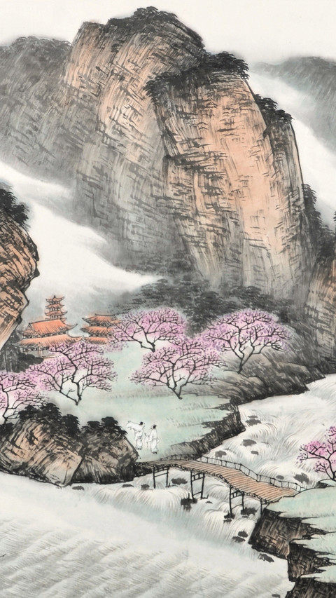 马骏《观瀑图》 screenshot